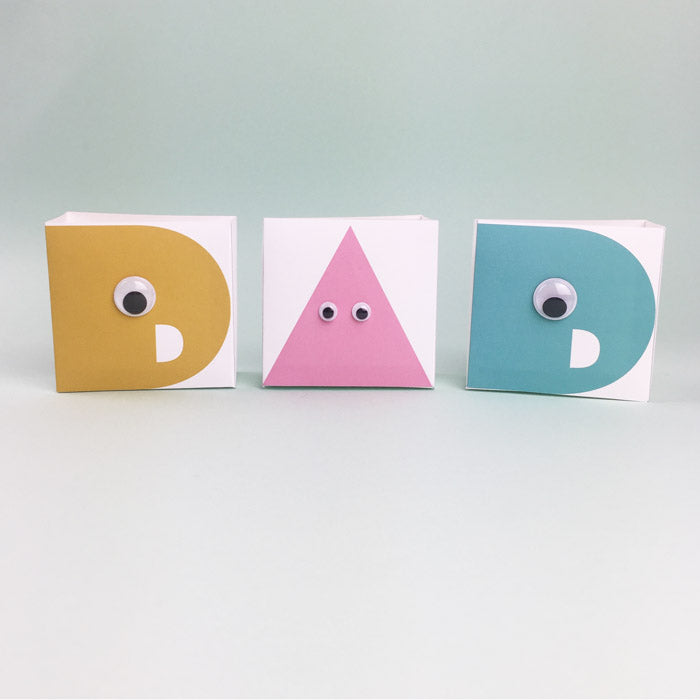 Father's day favour boxes diy free printable
