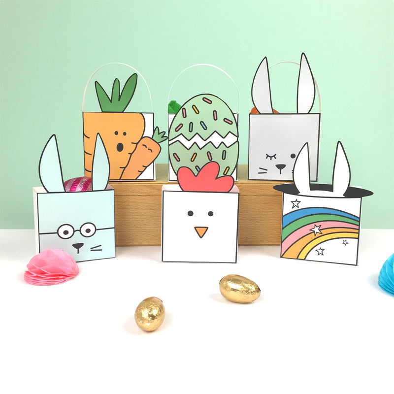 Easter favour boxes by Doodlemoo