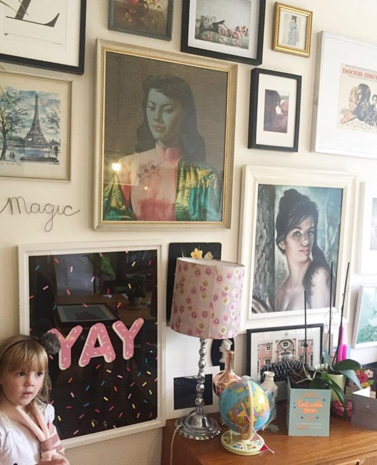 HOW TO DESIGN YOUR GALLERY WALL with LALA and POM