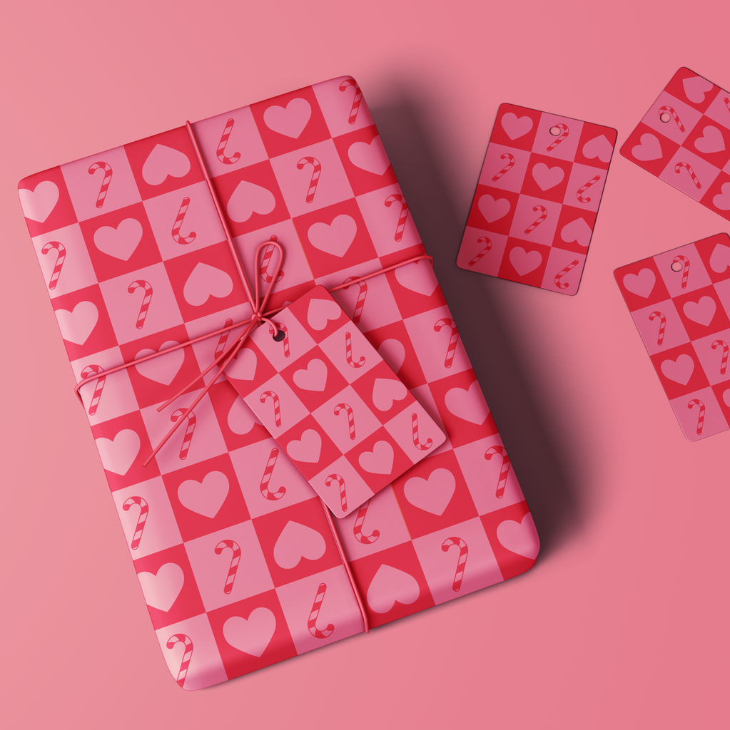 Love Candy Cane - Gift wrap