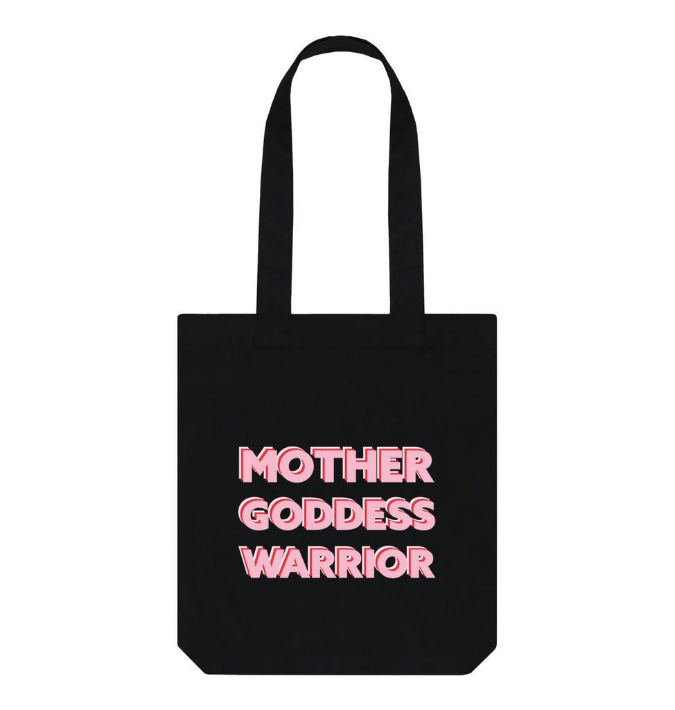 Black Mother Goddess Warrior Tote bag