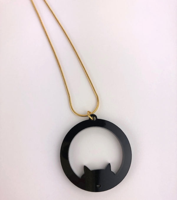 Cat Necklace by Doodlemoo