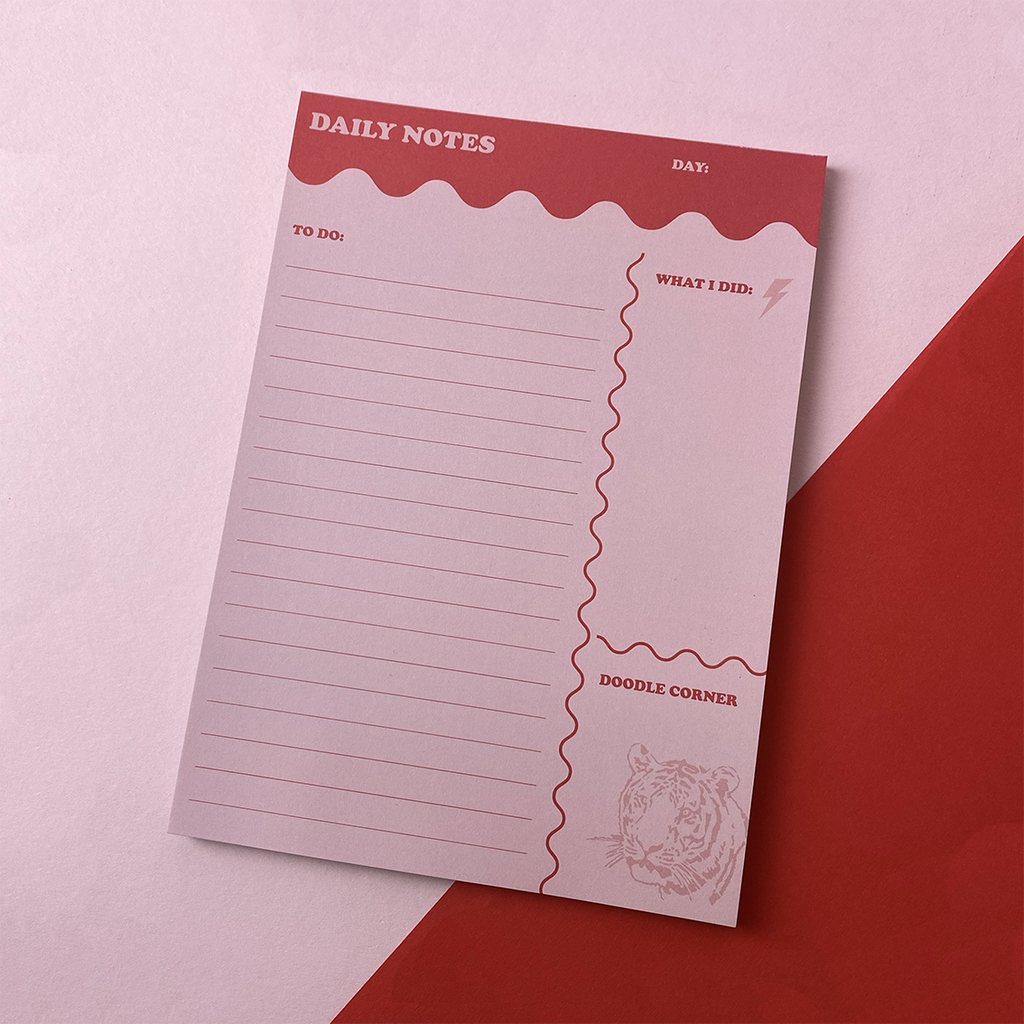 Notepad Daily Notes Daily Notes - Notepad | Doodlemoo