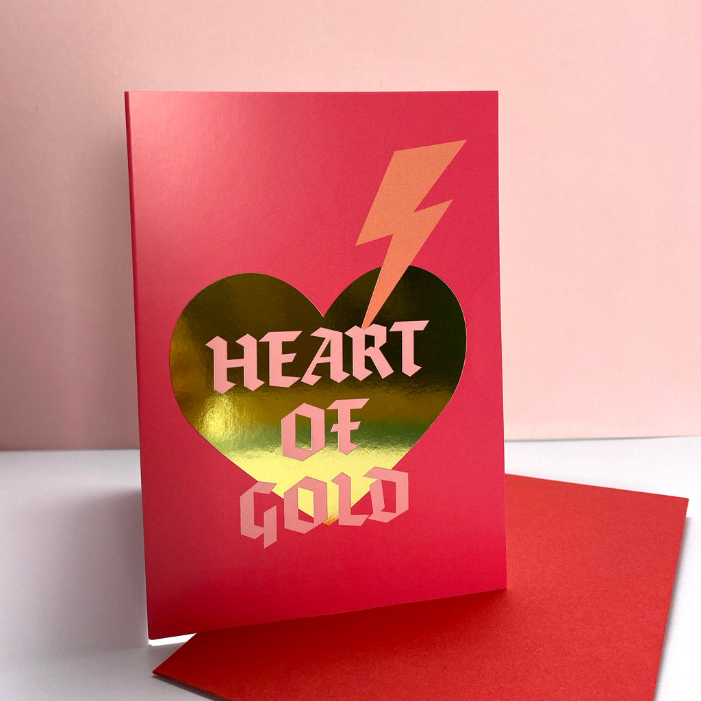 Heart of Gold - Valentines Card