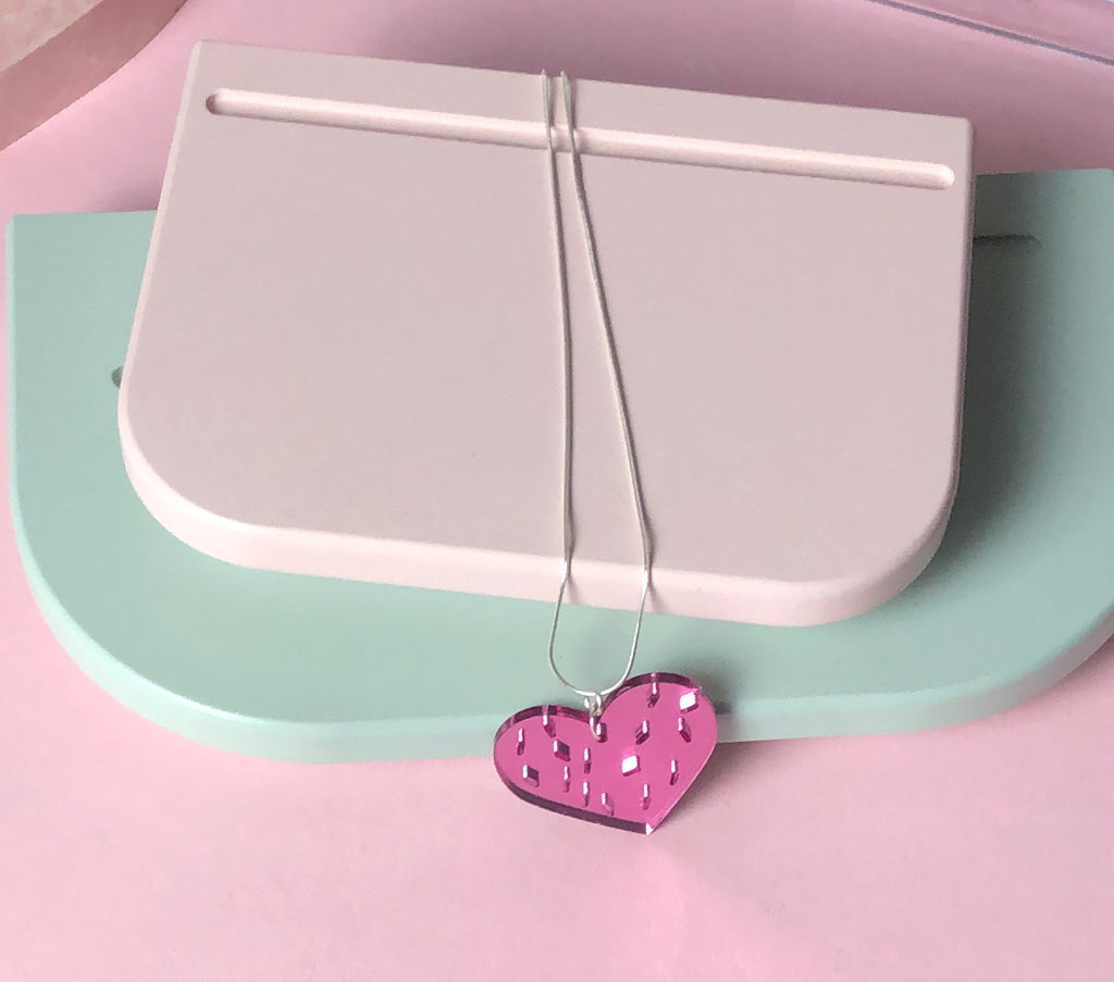 Heart and Sprinkles necklace by playful brand Doodlemoo