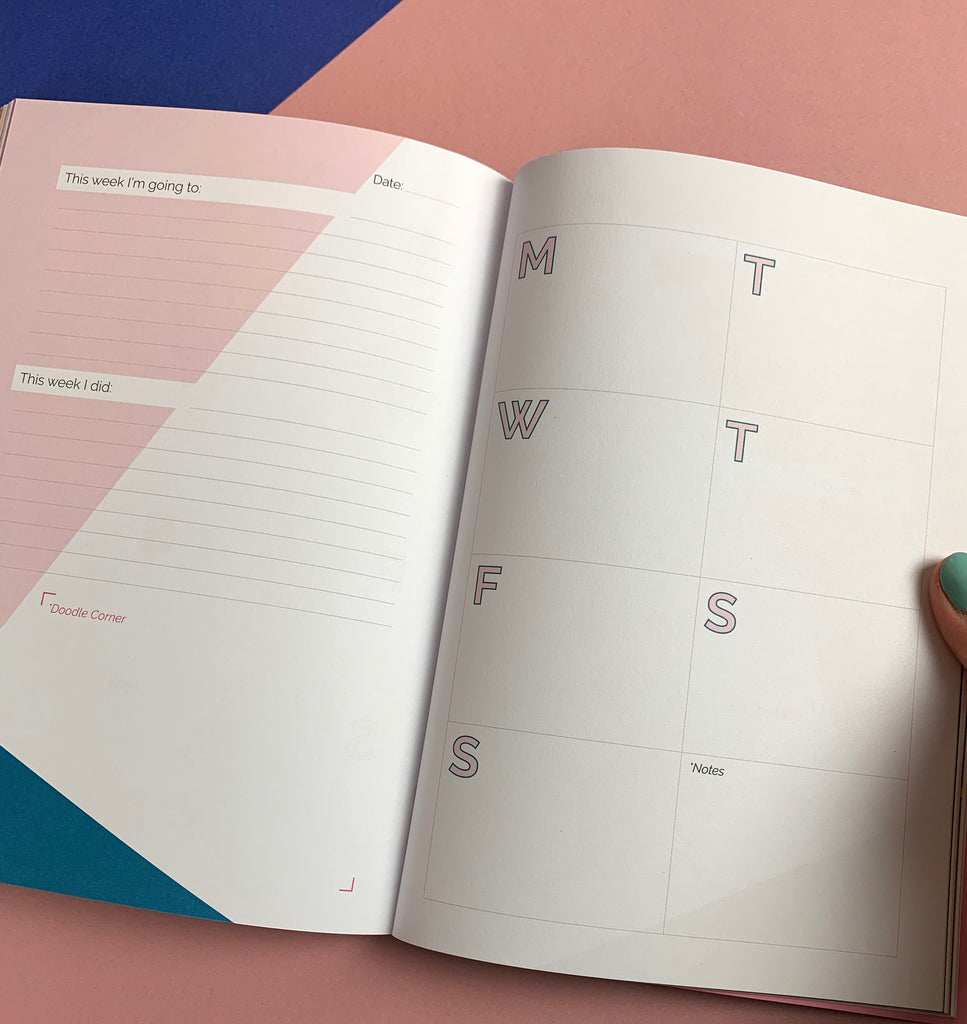 Creative Planner 'Tropical Love' - weekly diary dateless