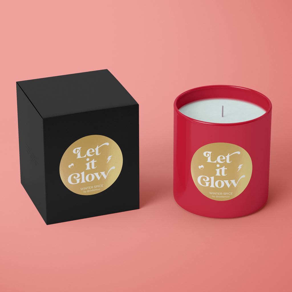 Let it Glow - Winter Spice candle - soy wax