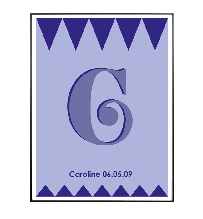 Personalised letter C