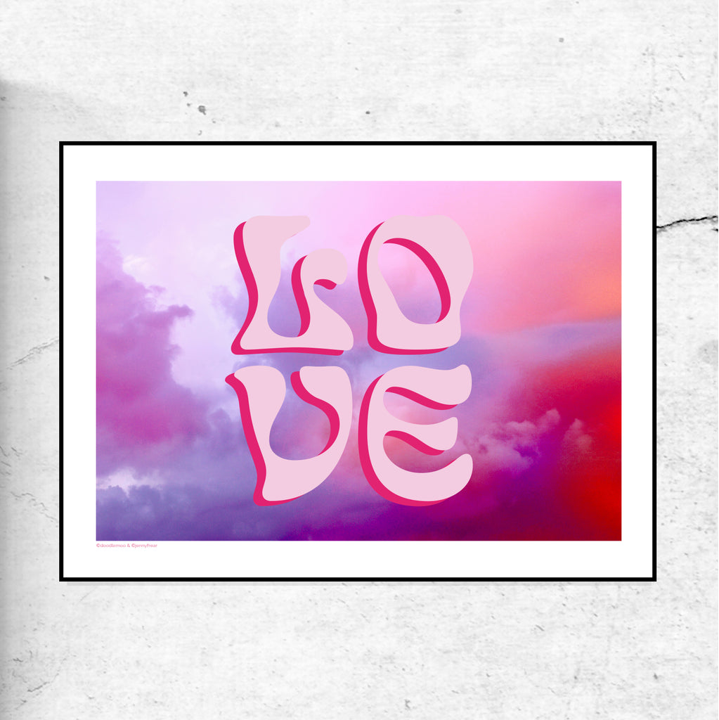 LOVE is in the Air - Limited edition Print