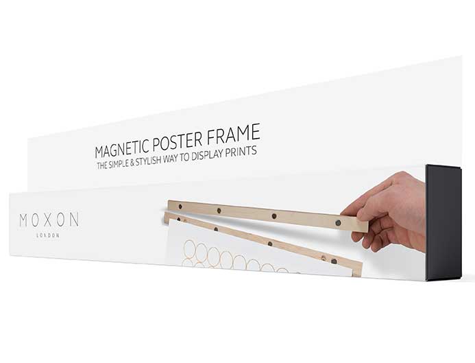 Magnetic picture frame packaging