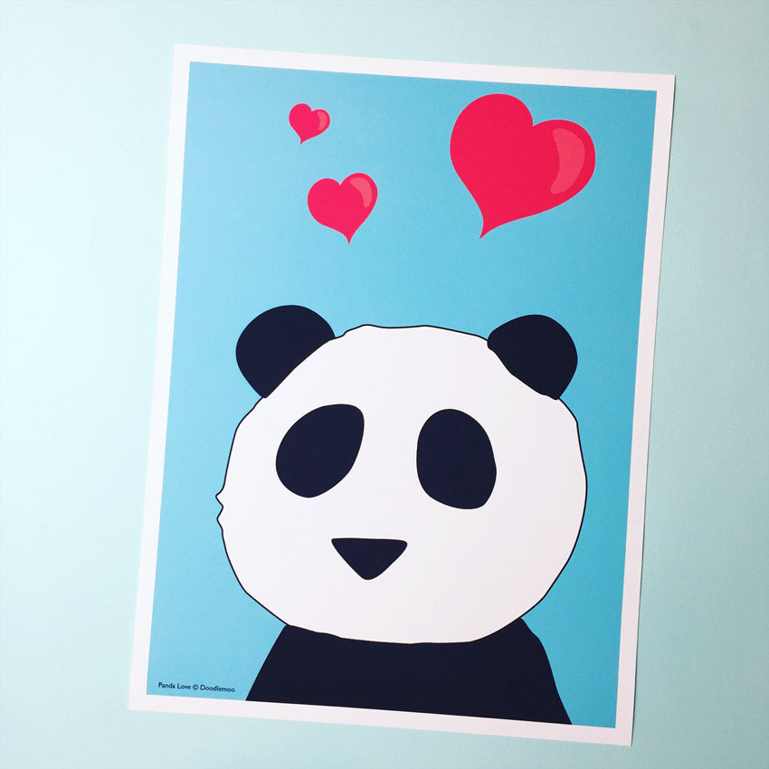 Panda Love print
