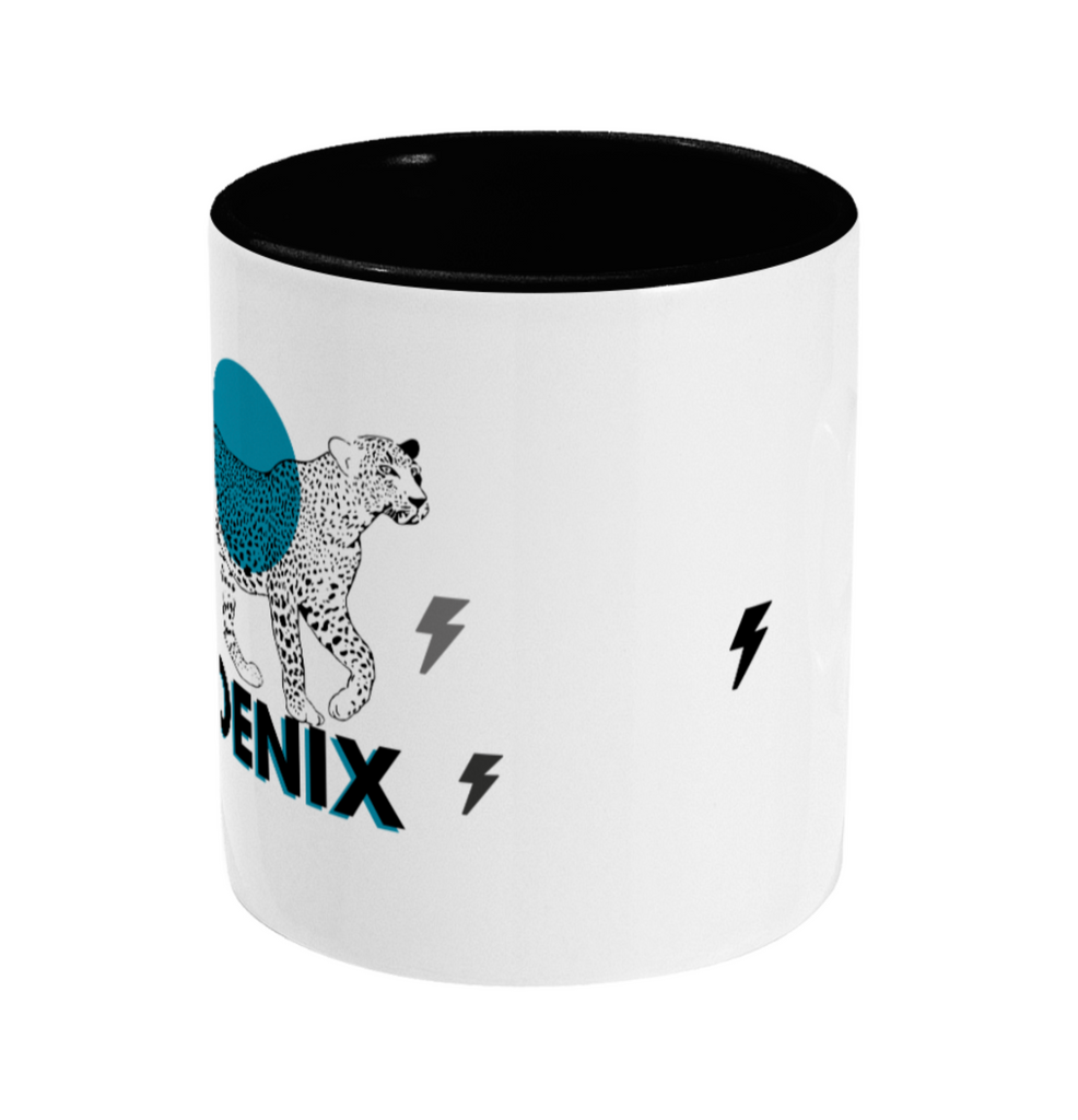 Personalised Mug - Two Toned Leopard -add your name