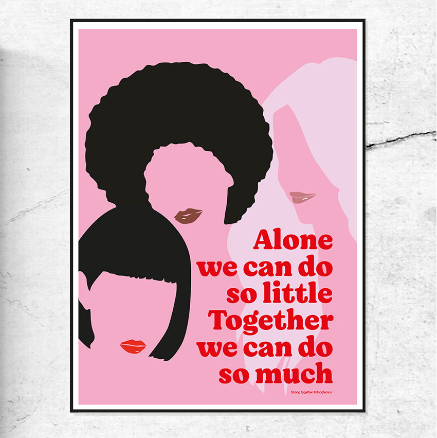 Women Together - International Women's day print