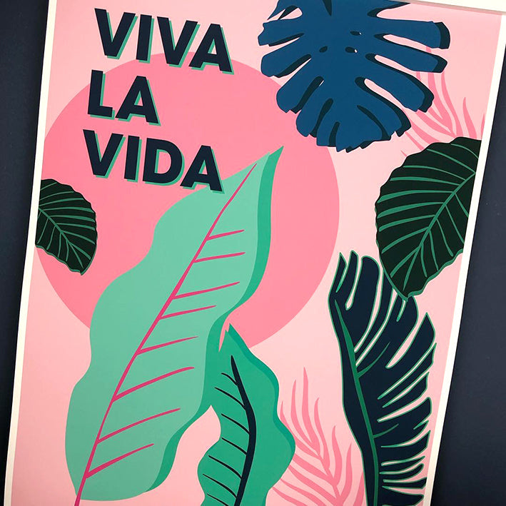 VIVA LA VIDA art print | Doodlemoo